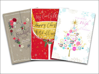 Embellished Christmas cards