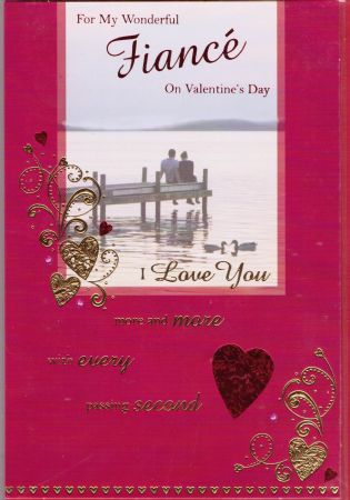 valentines card fiance