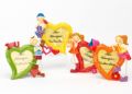 Resin love heart  picture frame Part No.068522