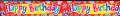 Pack of 6 Expression Factory Banners Birthday Part No.x QA135