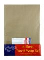 12 Parcel wrap sets Part No.6209