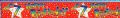 Pack of 6 Banners 7th Birthday unisex Part No.x QA157