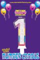 Expression Factory Rainbow Glitter Candle Number One Part No.x CA001