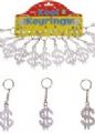 12 Dollar keyrings Part No.k02639