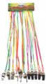 12 Metal whistles on cord Part No.N38 406