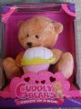Plush message bear with cake Part No.glgi