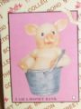 Pig in bucket money box Part No.0181319