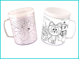 Wholesale colouring mugs