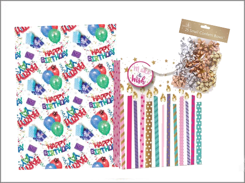 GIFT WRAP AND BAGS