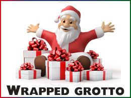 Wrapped grotto toys