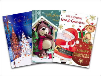 Male Christmas cards