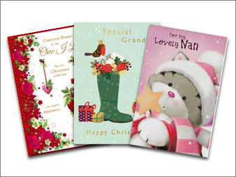 Female Christmas cards