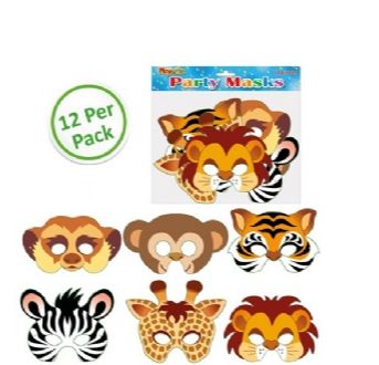 Jungle Party Masks — Kikkerland B.V