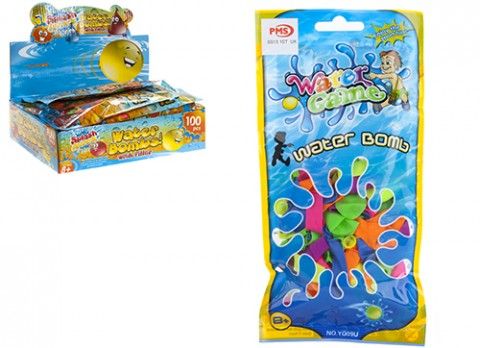 Display box of 10 packs of 100 water bombs | WHTP 319053 ... Display box of 10 packs of 100 water bombs | WHTP 319053 ...