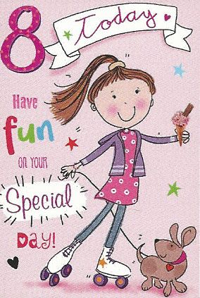 birthday girl 8 years old